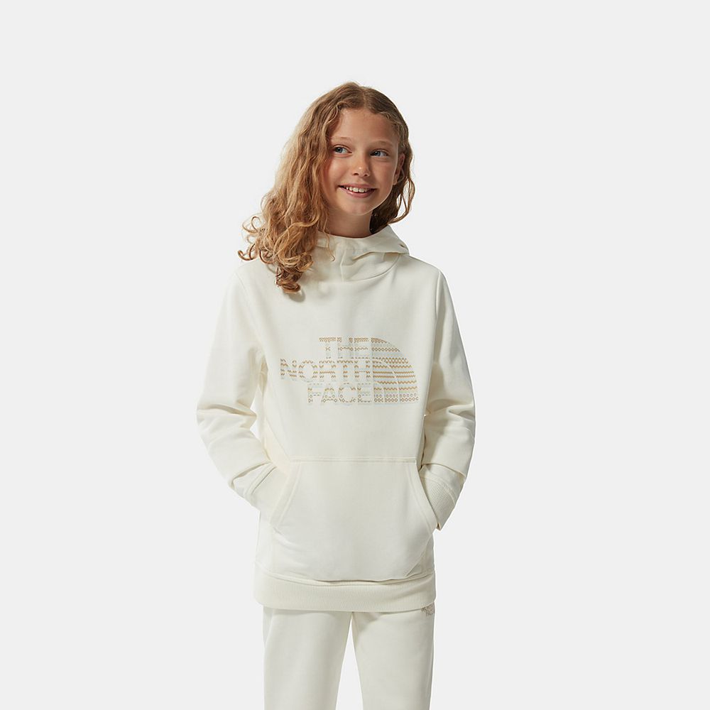 The North Face Hoodie Girls Australia - The North Face Drew Peak Ii White (PIN-706281)